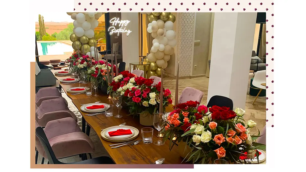 Birthday decoration marrakech